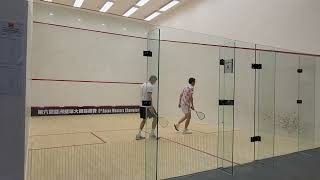 Ken Chan in action v Kin Wing Chan p3 Asian Squash Masters 29 September 2024 [upl. by Glyn]