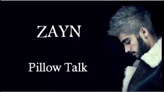 Zayn Malik Pillow Talk lyrics video [upl. by Frohman419]