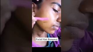 1 दिन में चेहरे के बाल हटाये Unwanted Facial Hair Removal fairness skincare beauty [upl. by Dita]