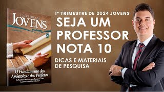 Como se preparar para ministrar a revista jovens da EBD do 1º trimestre de 2024 Murilo Alencar [upl. by Juana318]