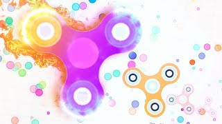 Spinzio  FASTEST FIDGET SPINNER 21999 RPM  NEW AGARIO [upl. by Hareehahs]