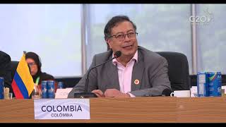 Pdte Gustavo Petro en la sesión temática quotDesarrollo Sostenible y Transición Energéticaquot del G20 [upl. by Allimaj]