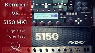 Kemper vs 5150  Hi Gain Tone Test [upl. by Nohs316]