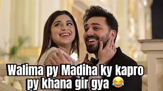 Walima py Madiha ky kapro py khana gir gya  Pralog Episode 136  wedding weddingdress [upl. by Agatha]