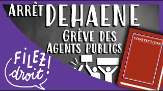 Arrêt Dehaene droit de grève des agents publics Conseil dEtat 7 juillet 1950 [upl. by Rosalee540]