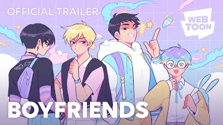 Boyfriends Official Trailer  WEBTOON [upl. by Yrtua321]