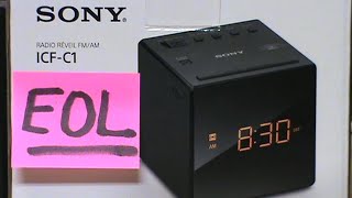 Dont Dream Machine its over  Sonys last clock radio ICFC1 [upl. by Rratsal604]