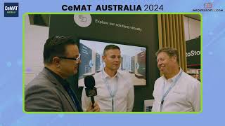 Robert Mackowiak and Grant Smith at CeMAT Australia 2024 [upl. by Aineles]