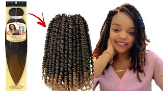 Men koman pou boukle alonj EZBRAID lan pou penyen Passion Twist DIY SPRING TWIST [upl. by Longo]