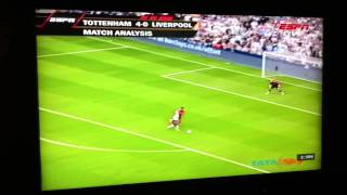 SPURS 4 0 LIVERPOOL MATCH ANALYSIS 2012 [upl. by Ellehcar]