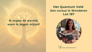 Les 187 Een Cursus in Wonderen en het Quantumveld [upl. by Fanchie]