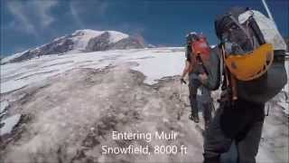 GoPro HD Mt Rainier Summit Climb with RMI  Late Season September Disappointment Cleaver Route [upl. by Atlee]