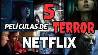 MEJORES PELÍCULAS de TERROR en NETFLIX para NO DORMIR 2023 [upl. by Lenoel40]