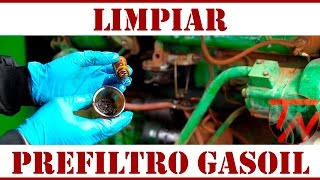 Limpiar prefiltro de combustible y purgar circuito tractor 🚜🛠 [upl. by Mosi43]