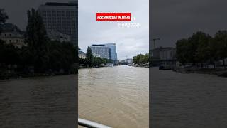 Hochwasser in Wien heavyrain hochwasser hochwassergefahr rain viralvideo foryou trending [upl. by Debi]