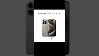 iPhone alarm ringtone evolution shorts [upl. by Itida309]