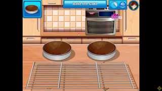 cooking game videoSaras Cooking Class Chocolate Cake [upl. by Ohl518]