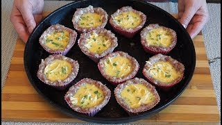 Это очень вкусноМясные Кексы их всегда малопростой рецепт [upl. by Udall364]