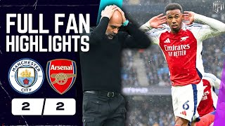 MASSIVE ARSENAL POINT City FLOP Manchester City 22 Arsenal Highlights [upl. by Art]