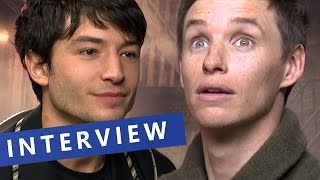 PHANTASTISCHE TIERWESEN Interview mit Eddie Redmayne amp Ezra Miller [upl. by Inirt]