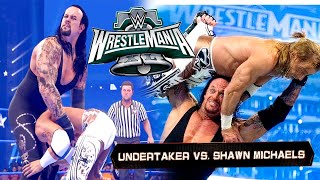 Undertaker vs Shawn Michaels WrestleMania [upl. by Winston827]