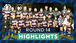 HIGHLIGHTS  Scottish Rugby Mens Premiership and National 1 202324  Round 14 [upl. by Akenor246]