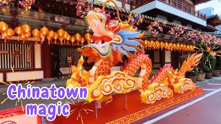 Chinese Lunar New Year 2024Chinatown Singapore trending [upl. by Aeniah785]