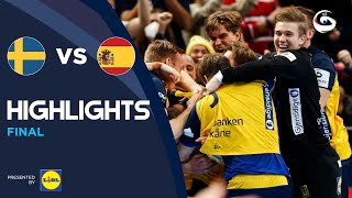 Sweden vs Spain  Highlights  Men’s EHF EURO 2022 [upl. by Gnim]