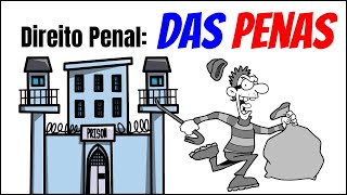 DAS PENAS  DIREITO PENAL [upl. by Wyndham757]