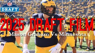 2025 Draft Film Michigan DT Mason Graham Vs Minnesota [upl. by Rob]