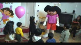 Shreyas 4th Bday Party  Part 1  Play time With Dora [upl. by Enyawd544]