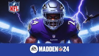 Madden 24 Gameplay Ravens vs Raiders  Insane PS4 Matchup [upl. by Herwig]