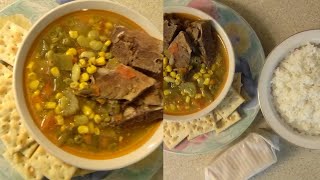 How To Make Neckbone Vegetable Soup Healthy Recipe  Probinsyanang KinarayA sa America [upl. by Kimber789]