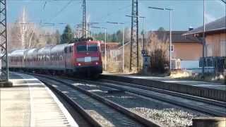 Bernau am Chiemsee  Meridian DBErsatzzug  railjets  Güterzüge  EC [upl. by Sonaj853]