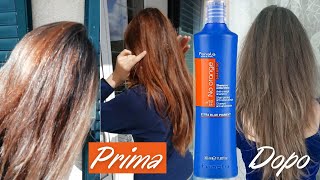 Come Eliminare I Riflessi Arancioni Ramati Dai Capelli Con Lo Shampoo Fanola No Orange [upl. by Nnylahs]