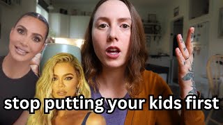 Kim Kardashian Gives Unsolicited Motherhood Advice [upl. by Gaelan775]