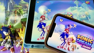 SONIC DREAM TEAM Gameplay  Apple Arcade  Review  Figures  Toys [upl. by Paulina]