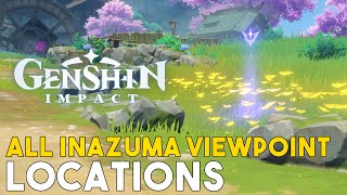 Genshin Impact All Inazuma Viewpoint Locations [upl. by Mure]