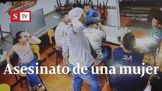 Video muestra el enfrentamiento previo al asesinato de una mujer en Floridablanca  Videos Semana [upl. by Enihpesoj191]