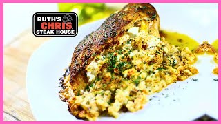 Ruths Chris EXACT Stuffed Chicken Breast Recipe  COOK WITH ME [upl. by Alodie785]