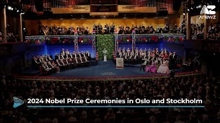 2024 Nobel Prize Ceremonies in Oslo and Stockholm [upl. by Anillek]