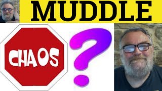 🔵 Muddle Meaning  Muddled Definition  Muddle Examples  Vocabulary CPE CAE  British Pronunciation [upl. by Airdnas]