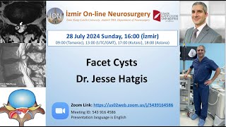 İON 458 Lecture Hatgis Facet Cysts 27072024 [upl. by Lebazi]