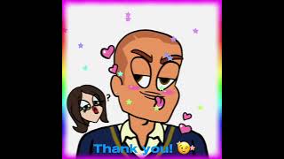 Brunette Red x Chase Devineaux Edit 😘❤️💋 Thank you next Weird Al Yankovic artistanimationcringe [upl. by Brogle]