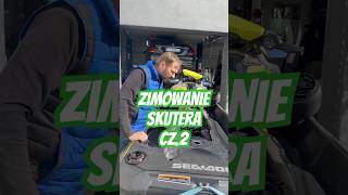 Zimowanie skutera cz 2 seadoo skuterwodny [upl. by Rednael]