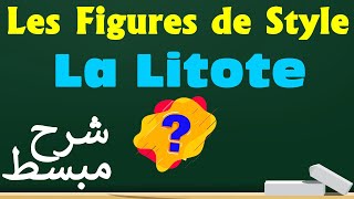 Litote شرح مبسط  Les Figures de Style dAtténuation [upl. by Ajoop758]