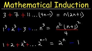 Mathematical Induction Practice Problems [upl. by Harbison]