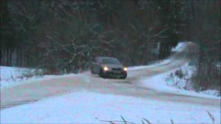 Skoda octavia scout 4x4 snow [upl. by Lleddaw]