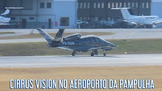 CIRRUS VISION SF50 G2 PSRZB NO AEROPORTO DA PAMPULHA [upl. by Belcher764]