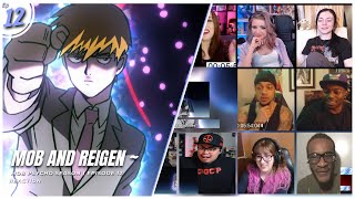 Mob Psycho 100 モブサイコ100 Season 1 Episode 12 Reaction Mashup  L4A [upl. by Nave]